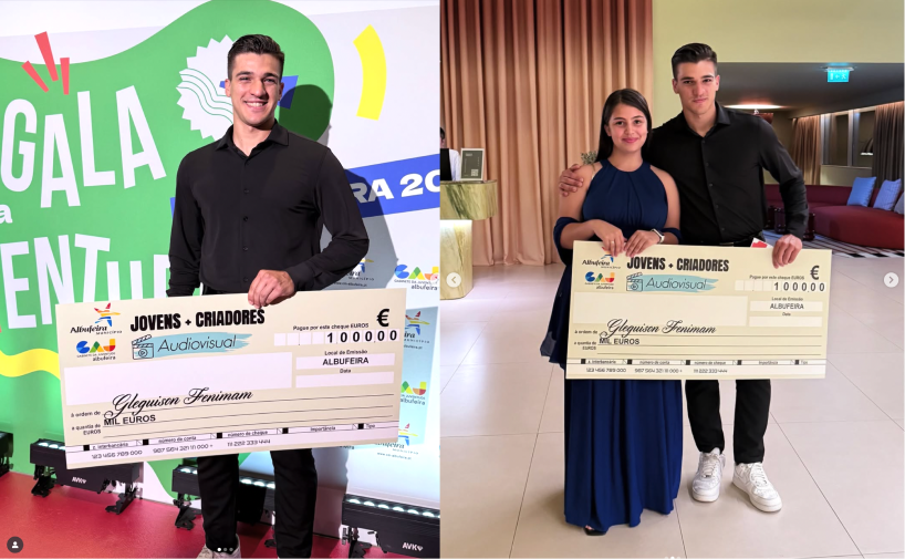 Gleguison Fenimam vence concurso de Áudio Visual em Albufeira