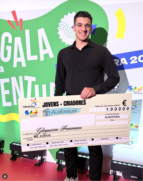 Gleguison Fenimam premiado em Áudio Visual pelo Conselho de Albufeira