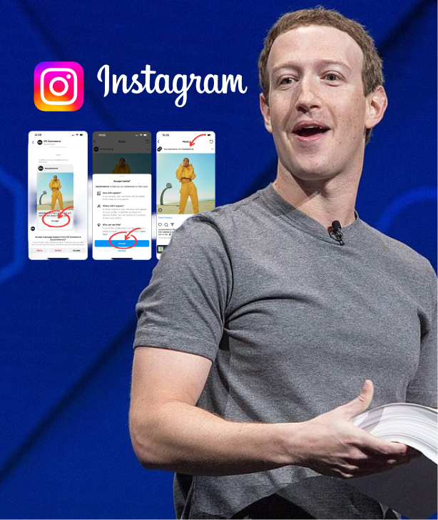 Novas etiquetas colaborativas nos Reels do Instagram